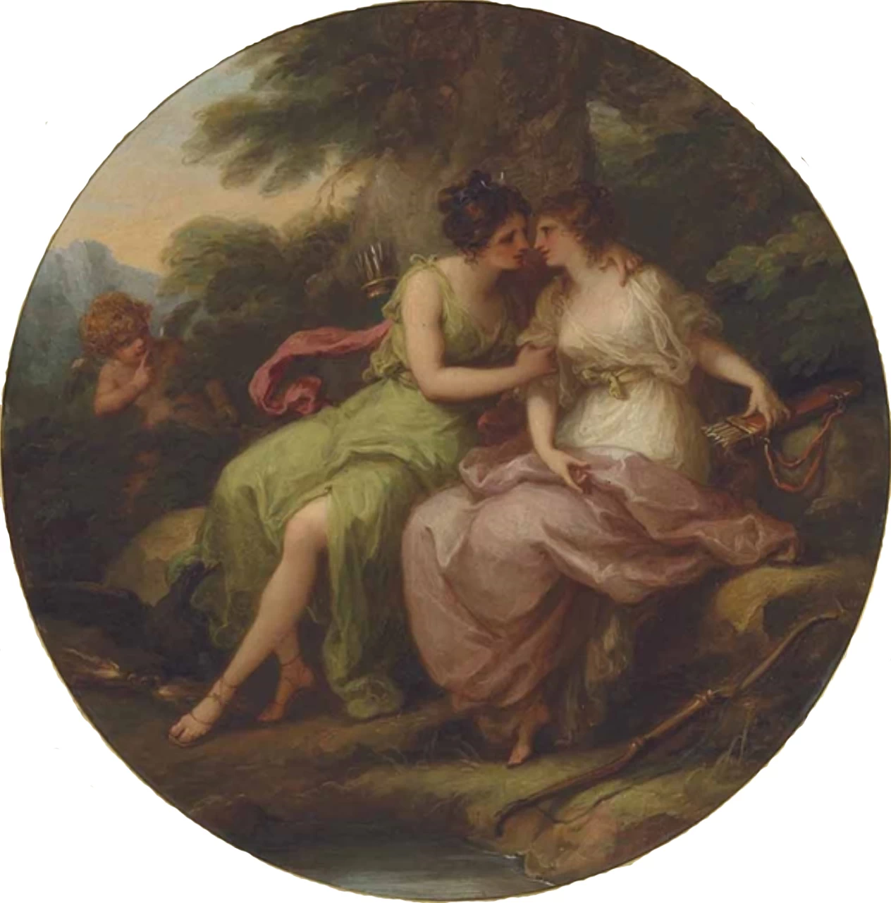Angelika Kauffmann - Giove e Callisto